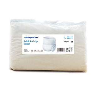 NuAgedCare Pull-up Pants, Large, 10D, Day and Night, 3000ml, 12pcs/bag 3bags/case, Low as $1.63 per piece, 998227 & 998227B