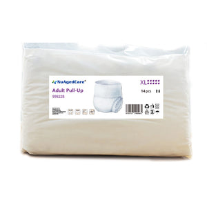 NuAgedCare Pull-up Pants, XLarge, 10D, Day and Night, 3000ml, 12pcs/bag 3bags/case, Low as $1.63 per piece, 998228 & 998228B