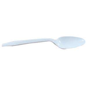 Disposable Plastic Spoon, Universal, White, 1000pcs/case, $0.01/each