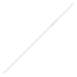 Plastic Straw w/ Flexible Unwrapped, White, 994215